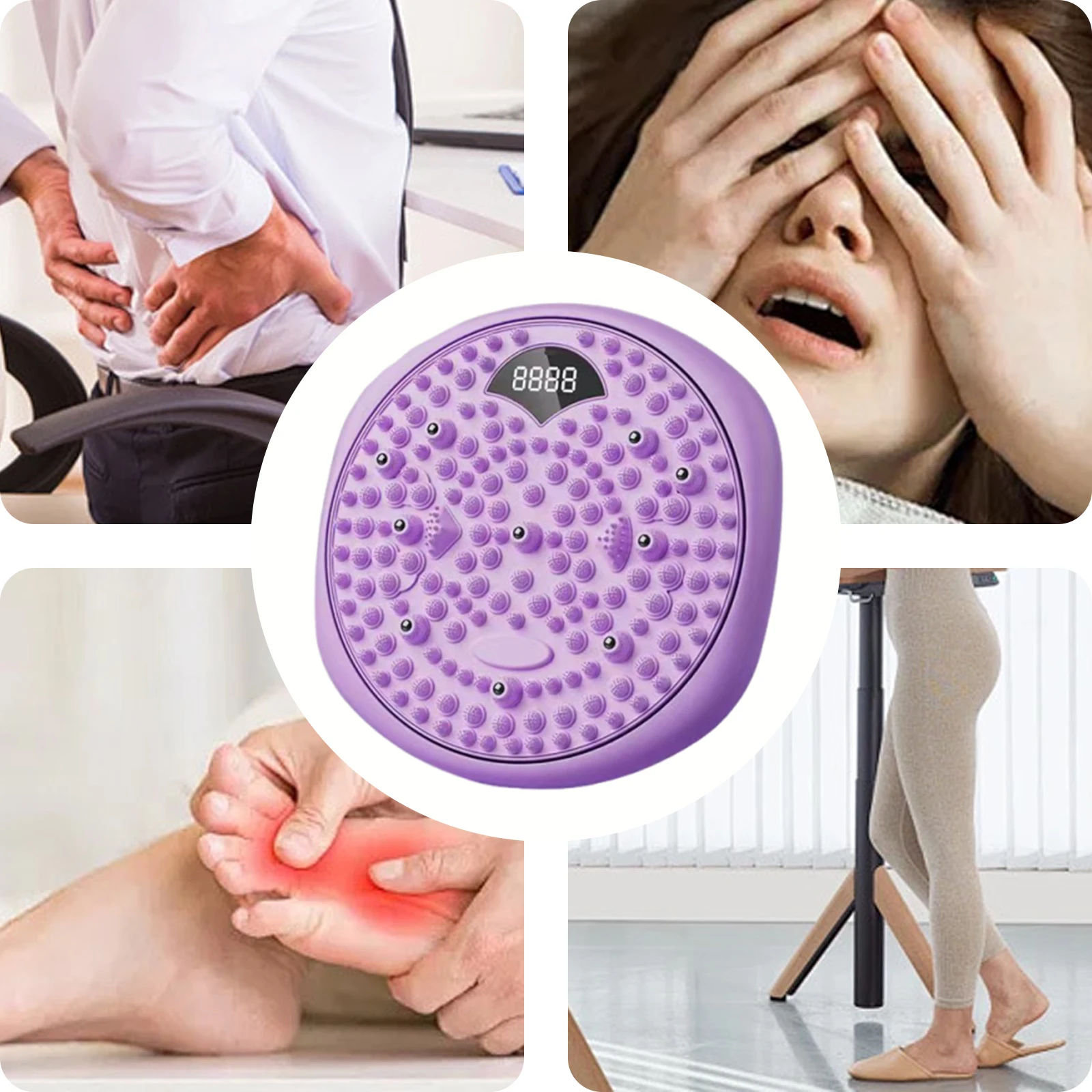 

Twister Balance Machine Type-C Charging Foot Massage Fitness Board Intelligent Counting Twist Machine for Abdomen Lose Weight