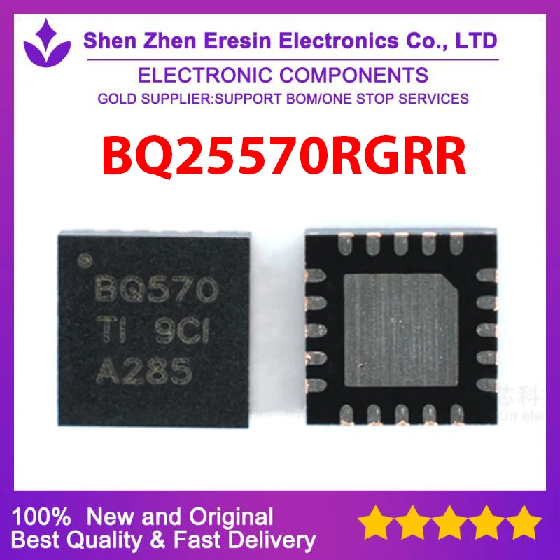 Free shipping  10PCS/LOT   BQ25570RGRR  QFN20      New and original