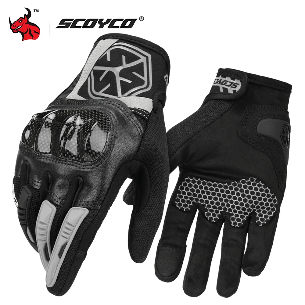 

SCOYCO Motocross Gloves Wear-resistant Biker Breathable Gloves Anti-slip Motorcycle Gloves Anti-fall Motorcycle Accessories