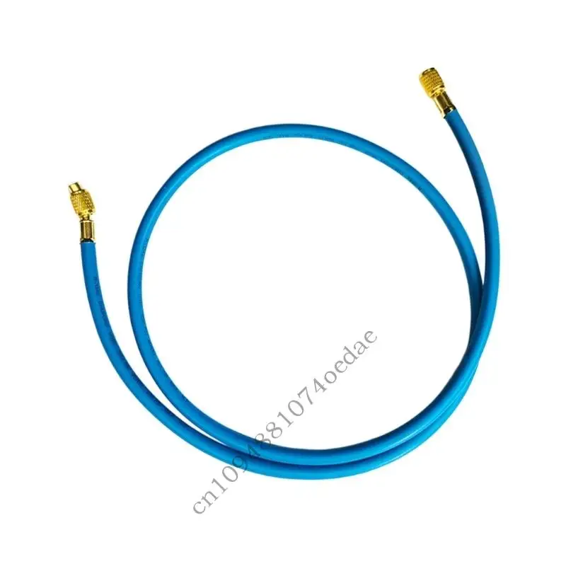 Brass End Air Conditioner Charging Hose 150 Flexible Rubber Hose for R22 R410 R134 Car Service and Workshop Maintenance Use
