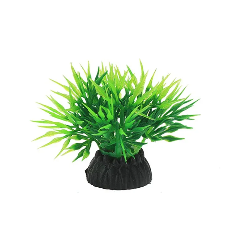 1PC New Plastic Water Plant Grass Aquarium Decorations Plants Fish Tank Grass Flower Ornament Decor Aquatic Accessories