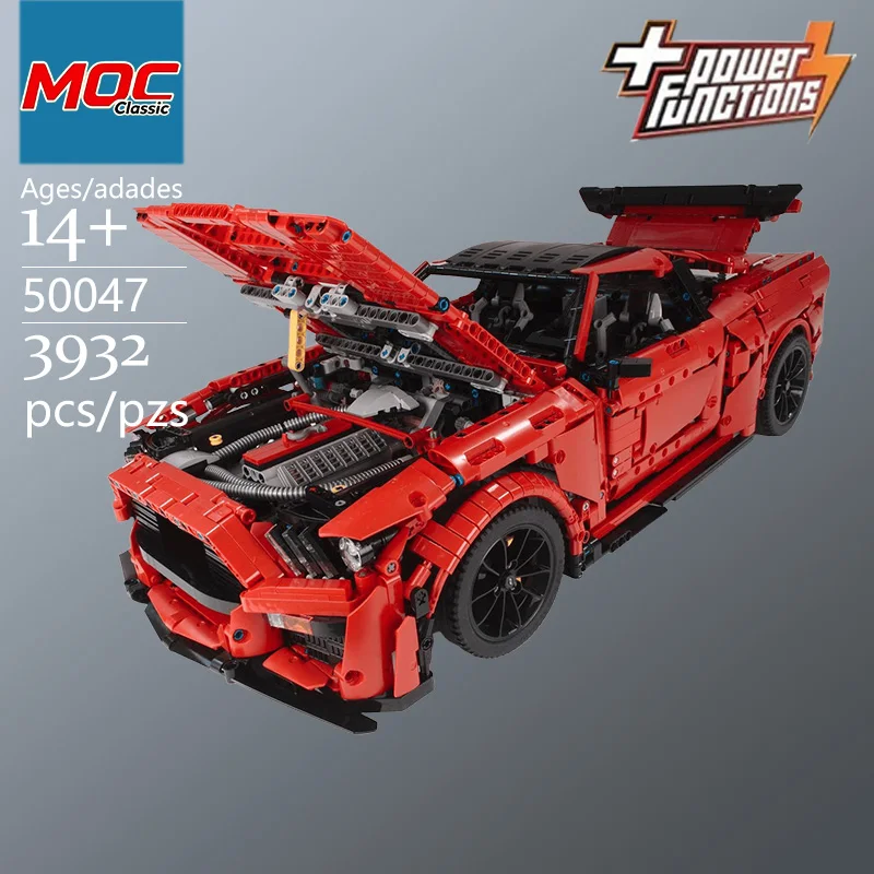 Specially Customized MOC Shelby GT500 Supercar Technic Model - Trendy Educational Toys, Casual Building Game - Top Choice Gift