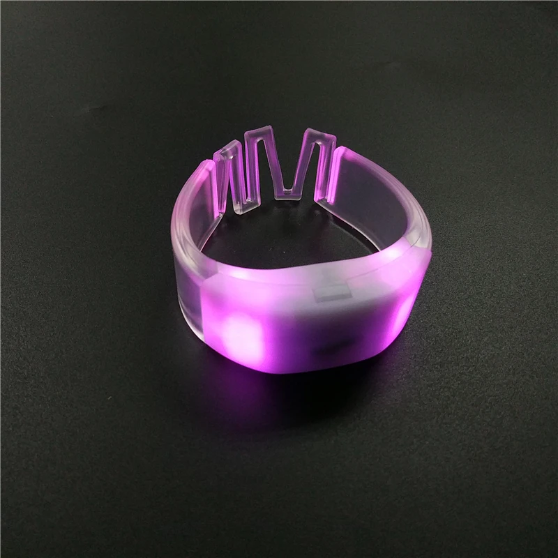 Imagem -03 - Led Rgb Dmx Chipconjunto Silicone Tpu Nylon Bangles Trabalhando por 12 Teclas 24 Teclas 33 Teclas Controle Remoto de Música Piscando para Home Party 200 Peças Lote