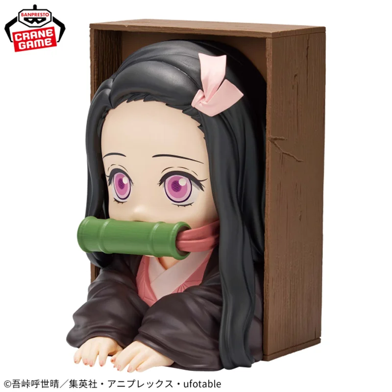 

Подлинная оригинальная фигурка Bandai Banpresto Demon Slayer: Kimetsu No Yaiba Hyokofig Kamado Nezuko, модель коллекционной фигурки, игрушка в подарок