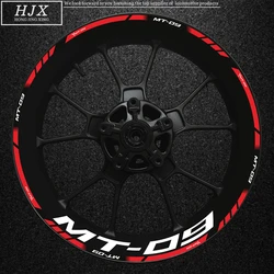 Suitable for Yamaha Mt09 motorcycle Mt-09 wheel hub decal logo decoration modification wheel rims 17 inch reflective stickers