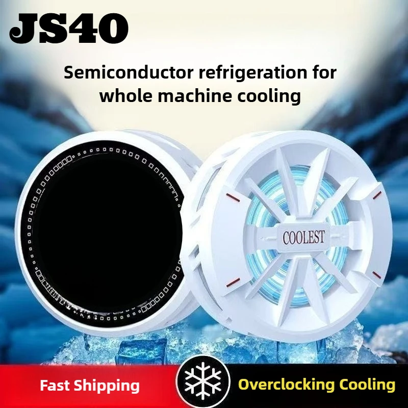 

NEW JS40 Mobile Phone Semiconductor Magnetic Cooling Radiator PUBG Game Cooler for IOS Android Universal Gaming Cool Heat Sink