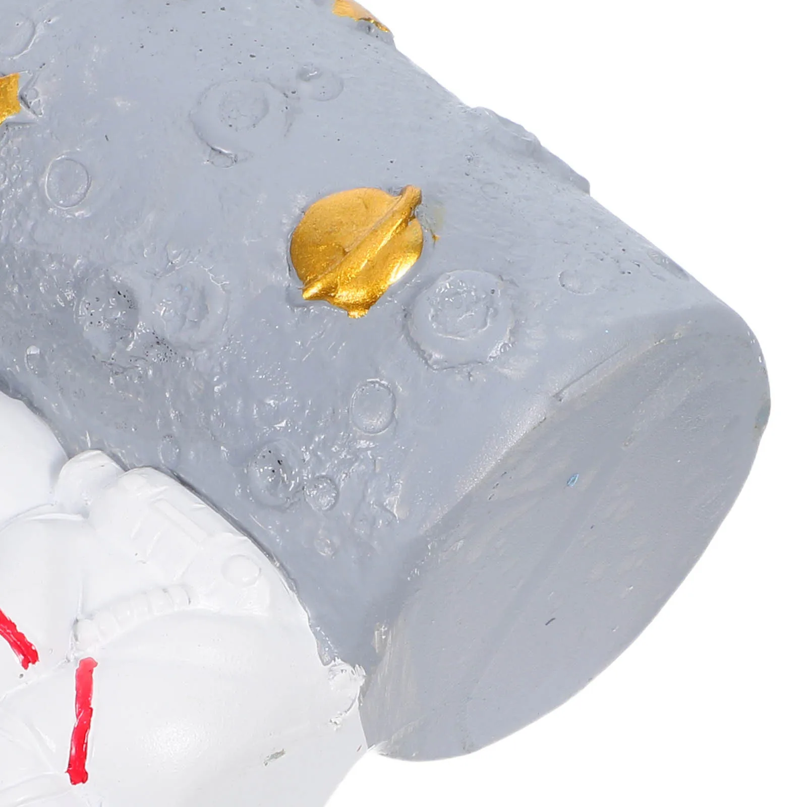 حامل قلم رائد الفضاء مصنوع من الراتنج منظم سطح المكتب الإبداعي لتخزين أقلام الرصاص لهدايا المدارس والمنزل والمكتب