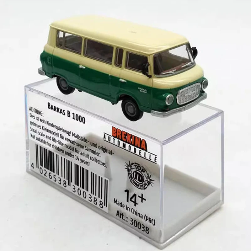 

Diecast 1:87 Barkas B 1000 Van Plastic Car Model Adult Classic Collection Display Gift Souvenir Boy Toy
