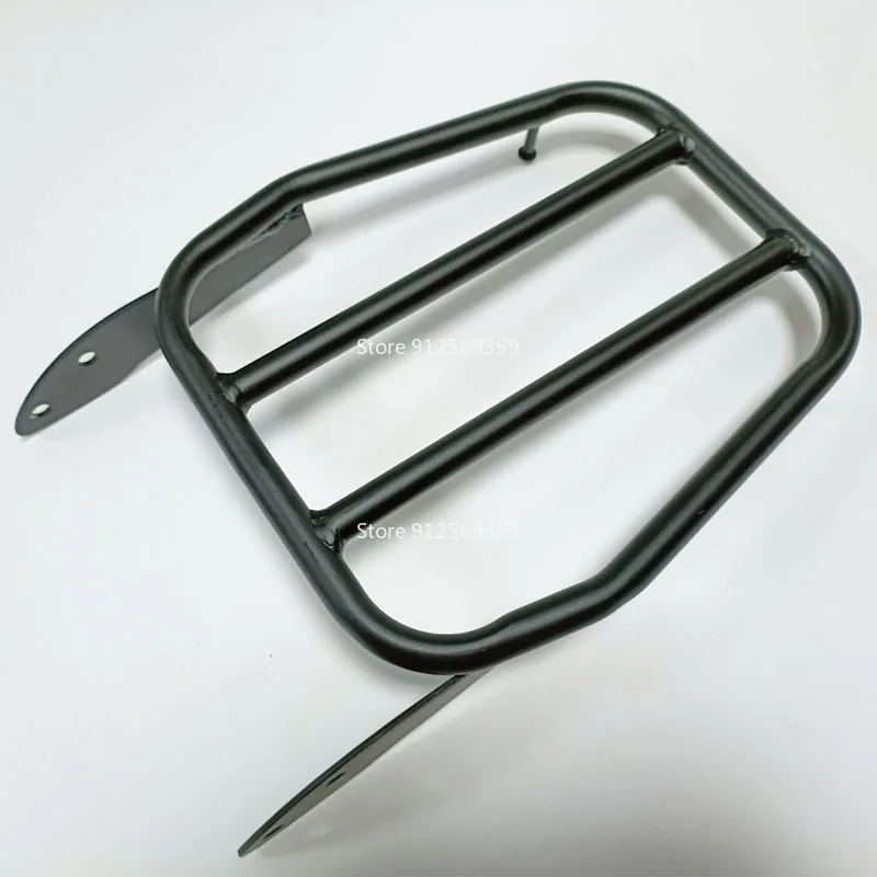 Luggage Rack Rear Tail Saddlebag Cargo Bar for Kawasaki Vulcan S 650 EN650 2015 2016 2017 2018 2019-2022 + Sport Cruiser Black