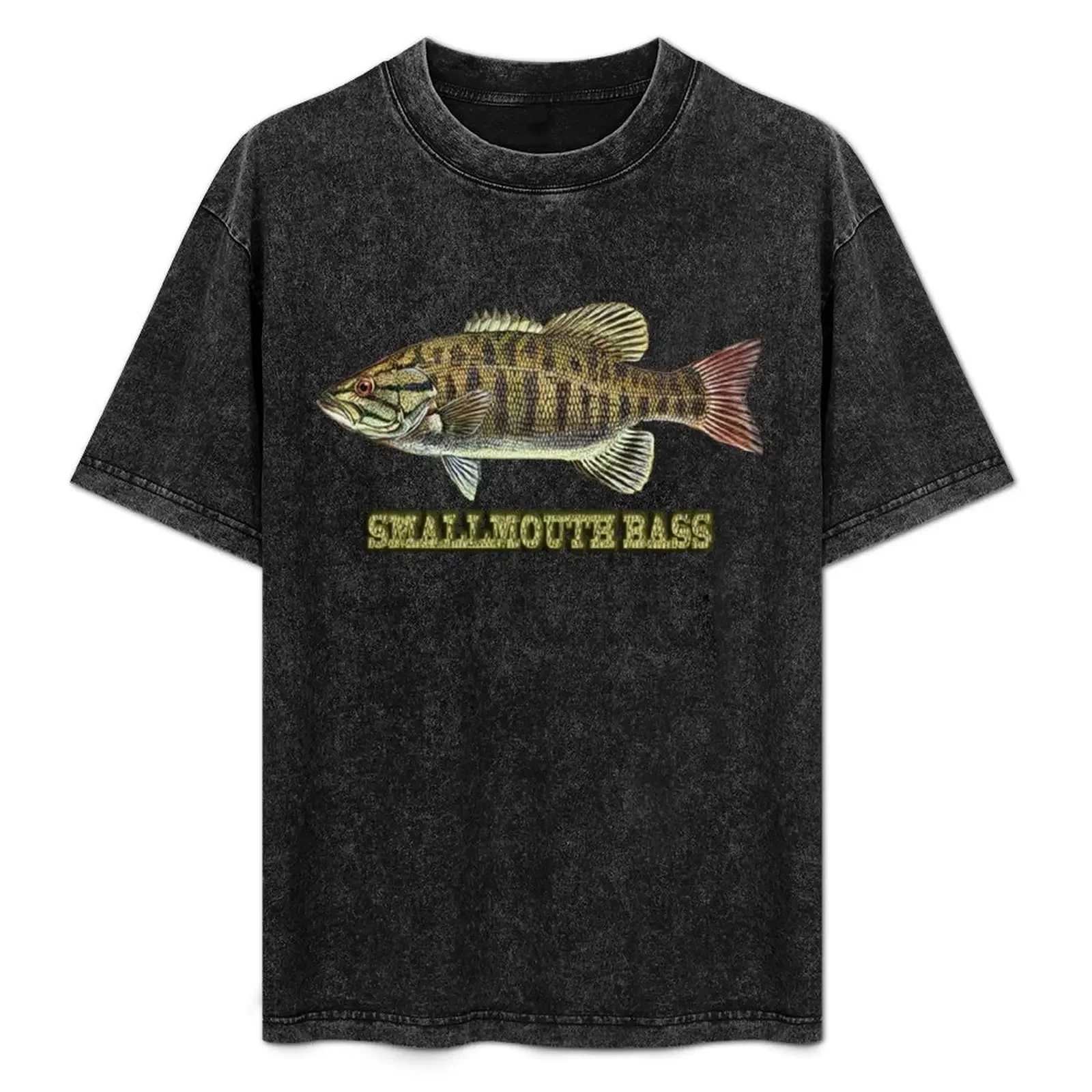 

Smallmouth Bass T-Shirt Casual Loose Fit Summer Tee Shirt