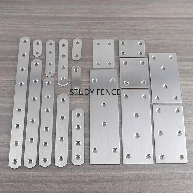 10PCS Stainless Steel Connecting Plate Stainless Steel Corner Bracket Furniture Fasteners Cabinet Connector Hardware Accessories