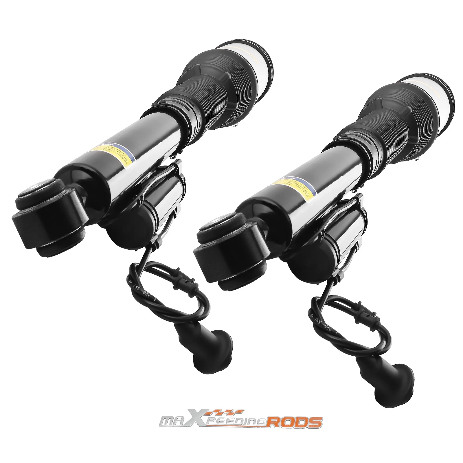 For MaXpeedingrods 2x Rear Suspension Air Spring Bag Struts PAIR for Mercedes Benz S-Class W220 S320 S430 S500 S600 S55 S65