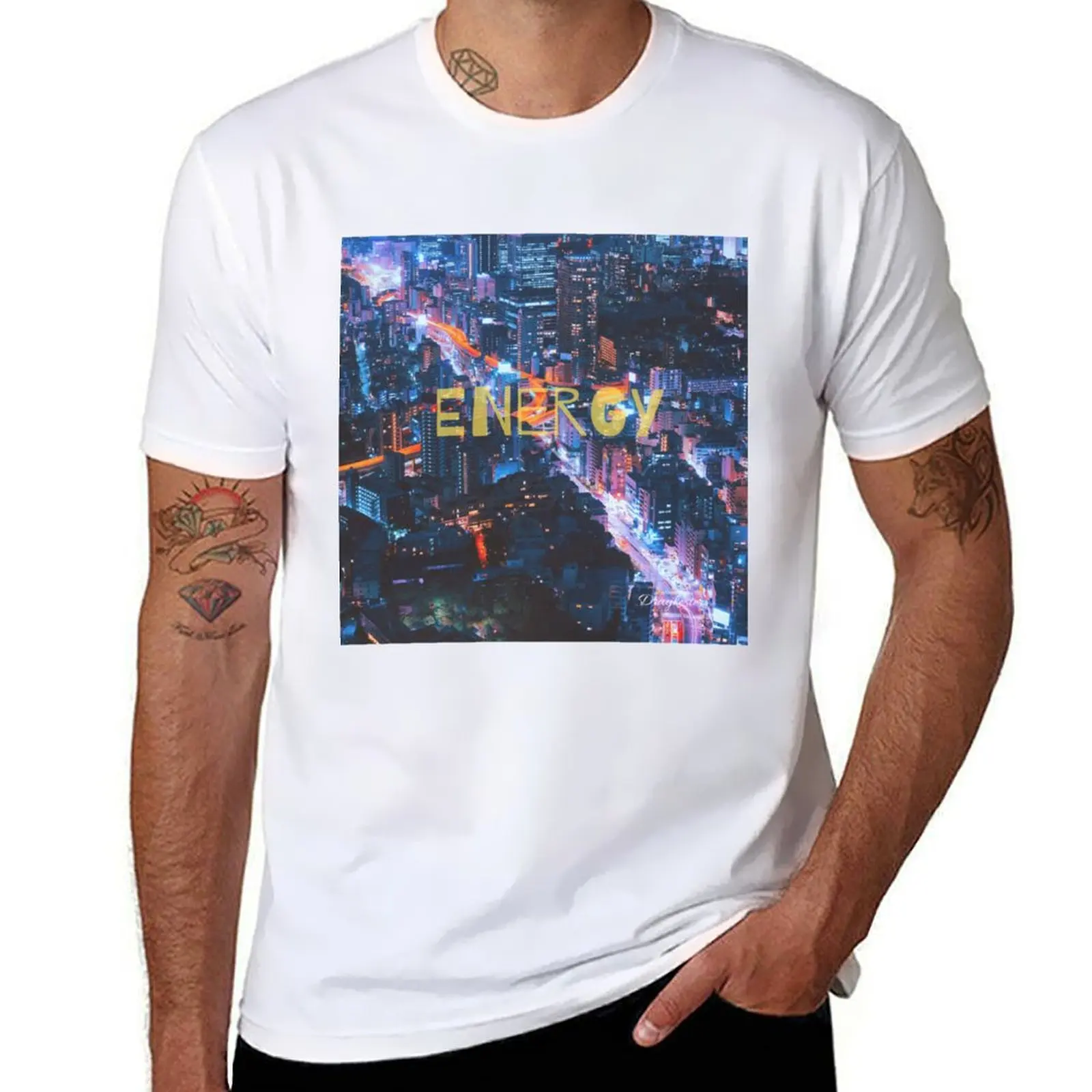 

Energy T-Shirt Big Size Short Sleeve Casual Top