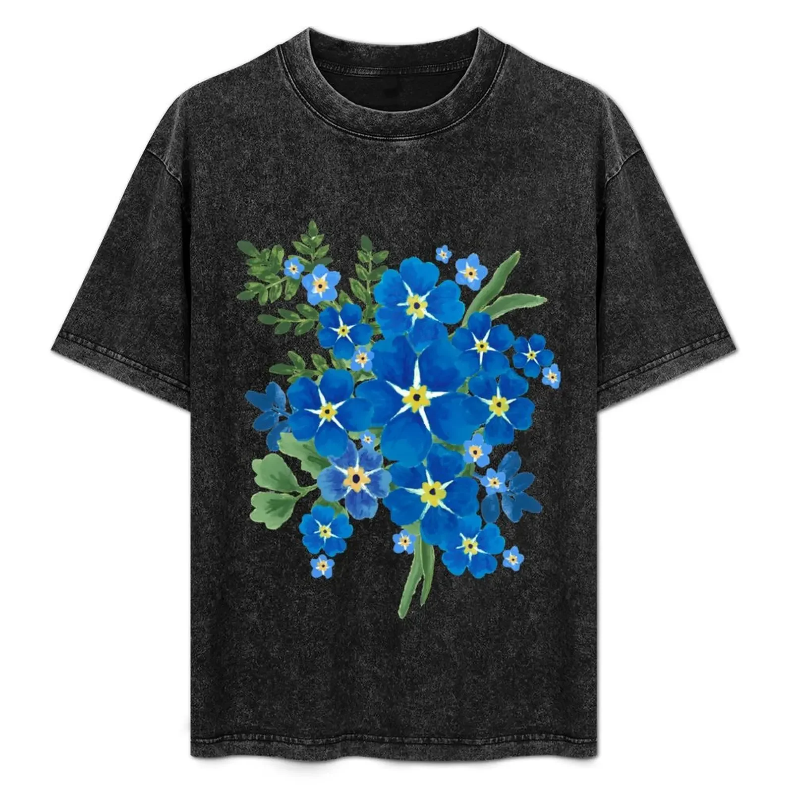 

Forget Me Not Bouquet I T-Shirt street wear graphic t shirt vintage funny costumes funny meme t-shirts mens plain t shirts