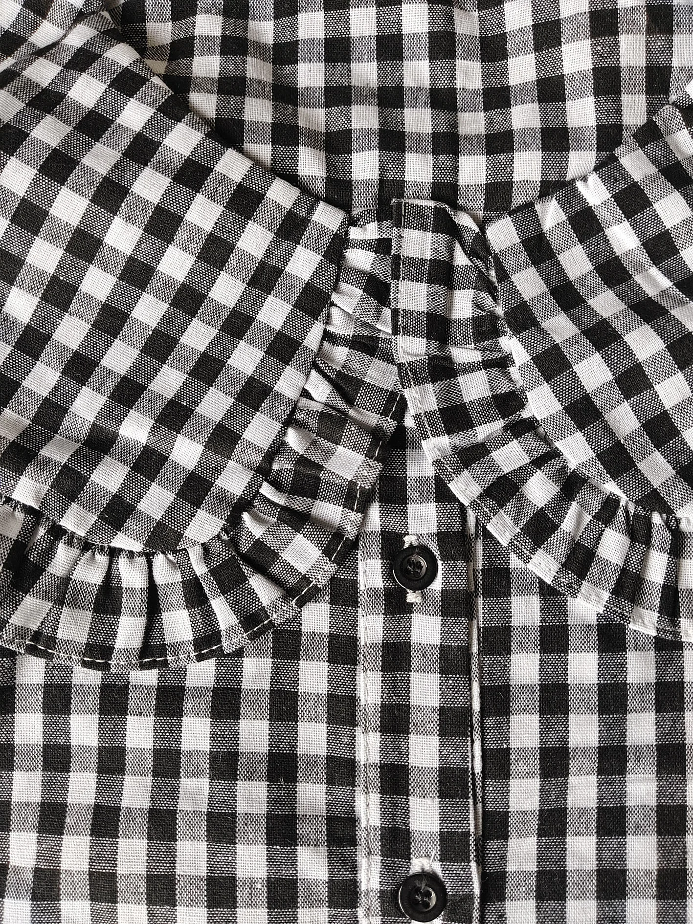 Women Blouse Spring Black White Plaid Long Sleeve Loose-Fitting Shirt Coat Top Blusas Ropa De Mujer