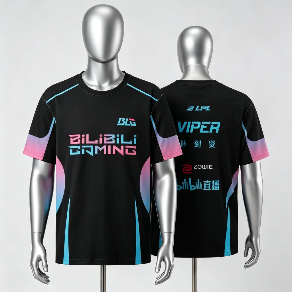League of Legends Esports LPL BLG Team 3D Printed Team Uniform T-shirt Fashionable Casual Loose Thin Quick Drying Top