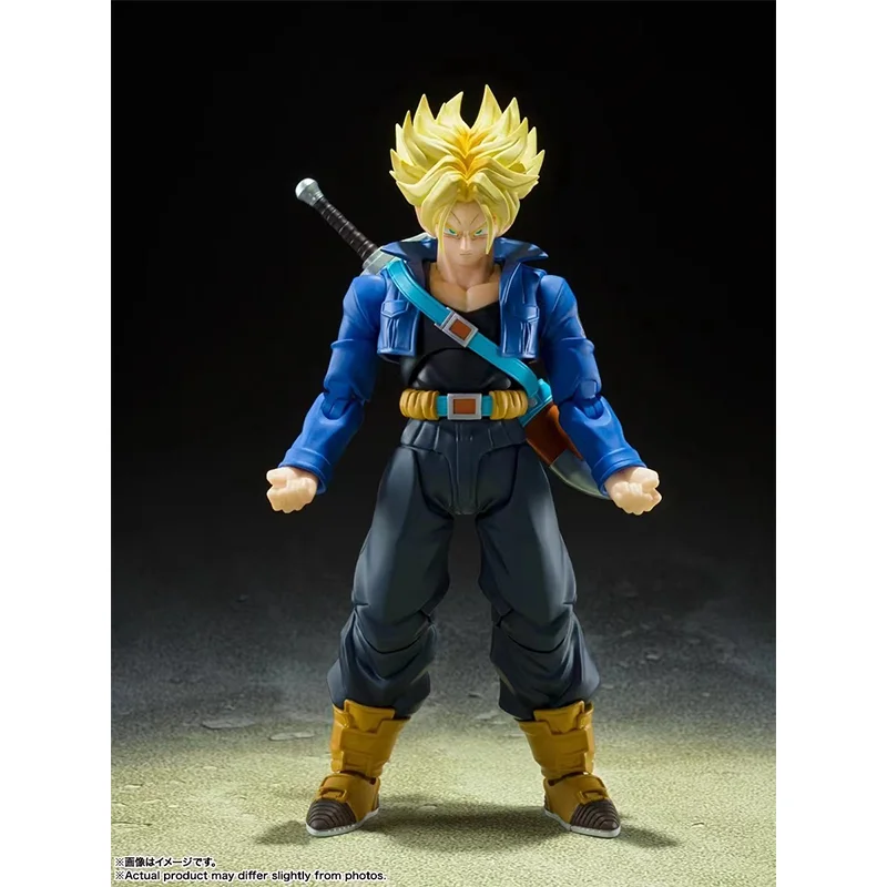 Original Bandai S.H.Figuarts SHF Super Saiyan Trunks Reissue Boy From the Future Dragon Ball Z In Stock Anime Model Toys