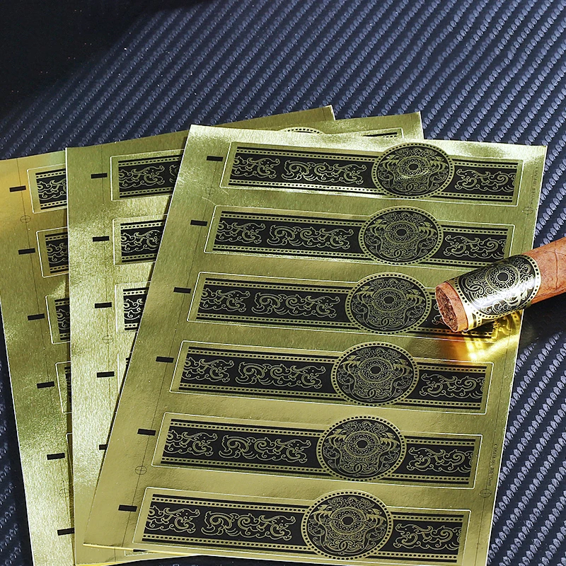 PITILLERA Cigar Labels Crack Repair Sticker 50pcs/bag Accessories Wrap Tape Smoking of Cigarettes Label Prevent Cigars