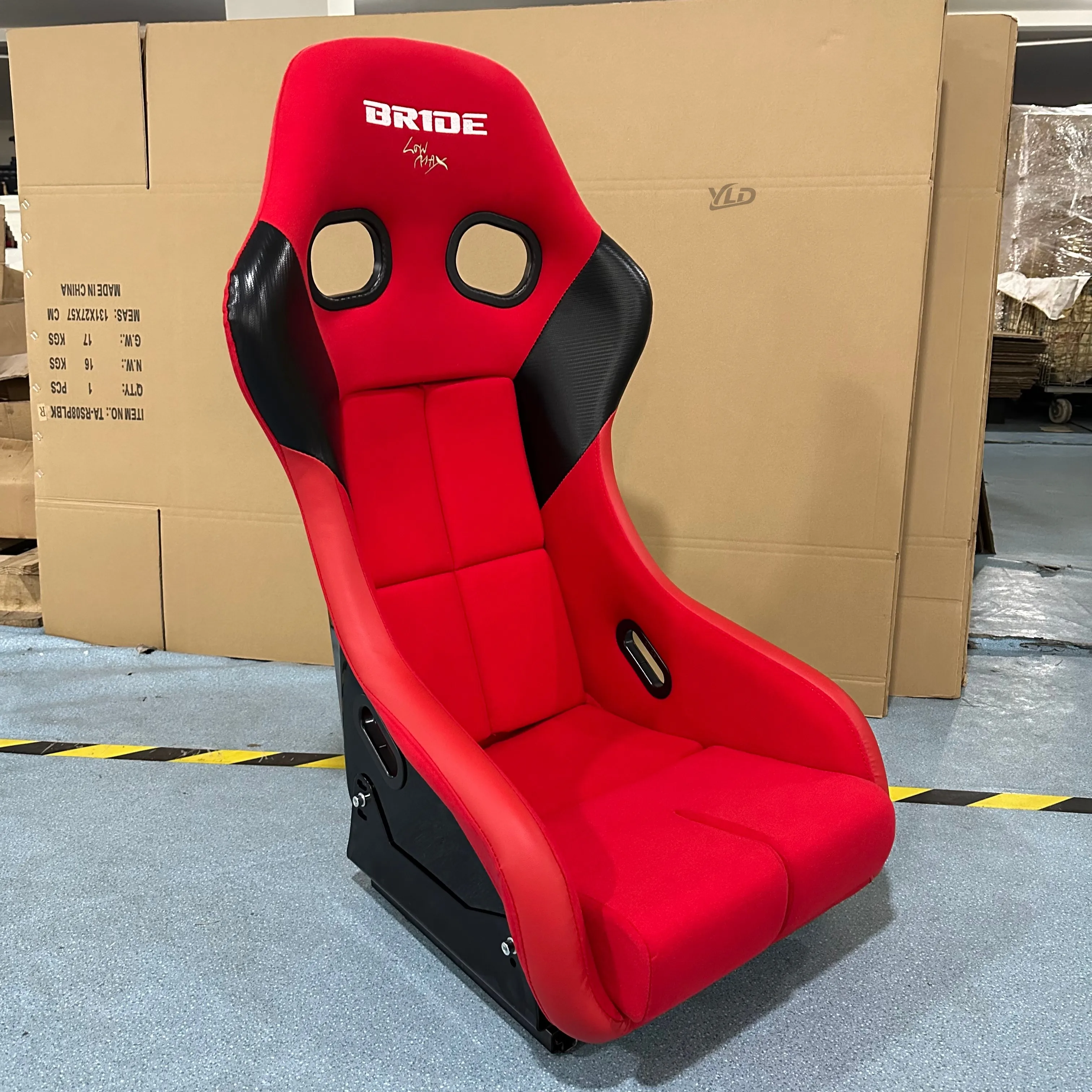 

High Quality Fiber Red For Bride Modified Car Seat Racing Simulator Seat