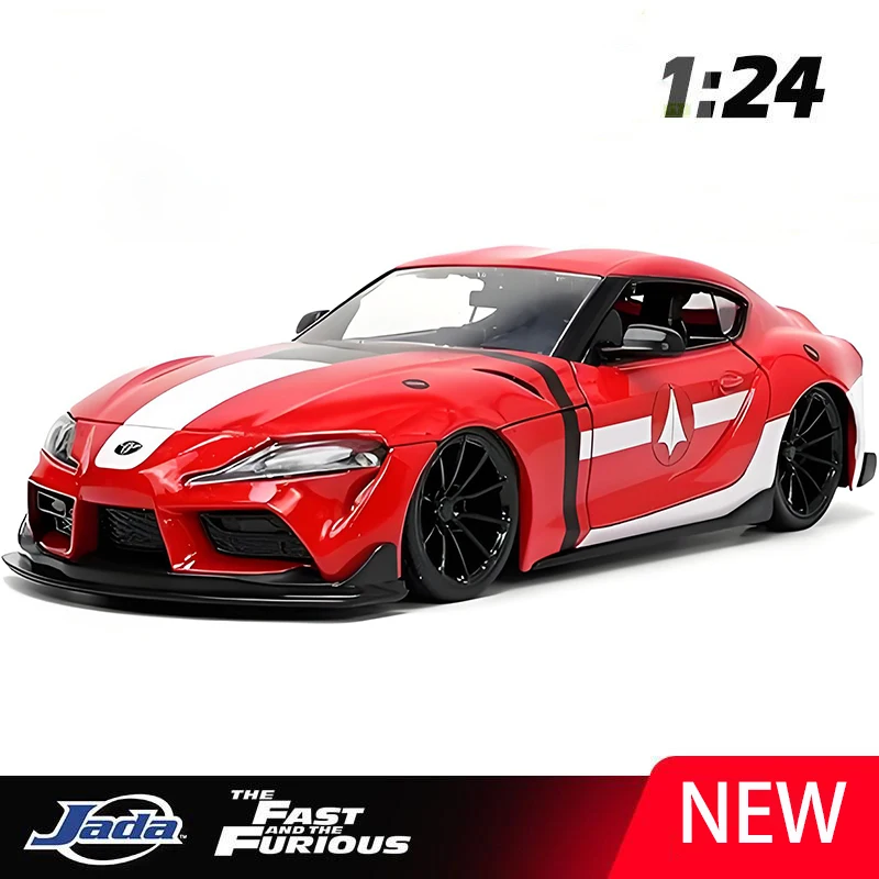 

JADA 1:24 Fast & Furious Toyota Supra GR 2020, легкосплавный автомобиль, литье под давлением и игрушечный транспорт, модель автомобиля, миниатюрная масштабная модель автомобиля для детей