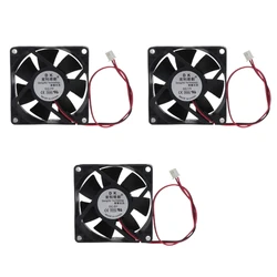 583D 7025 Fan Dual Ball Bearing CPU Cooling Radiator 5V 12V 24V 70mm XH2.54 2Pin Fan Computer Case Server Radiator 70x70x25mm