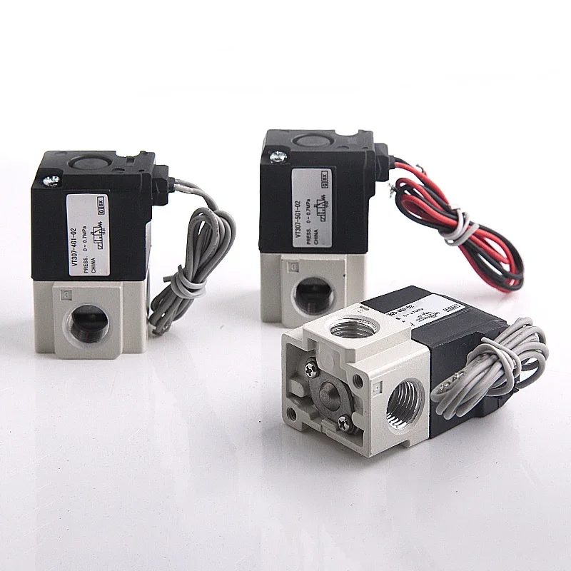 

VT307 Series 3 Port Solenoid Valve Direct Operated Poppet Type VT307-5G1-01 Vacuum VT307V-5G1-01 High Frequency valve