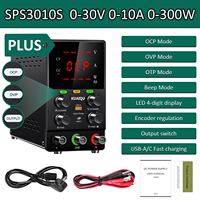 KUAIQU 30V10A Lab Power Supply Adjustable 5A OCP OVP Bench Power Supplies 60V Digit Display Voltage Regulator Repair USB-A/C NEW