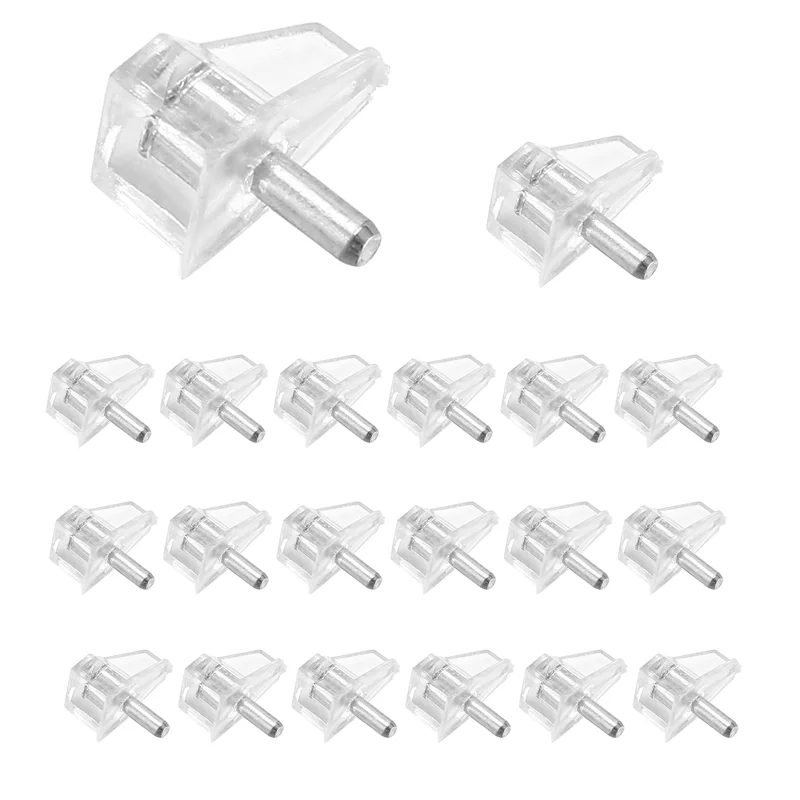 LICE-3mm pinos de prateleira claro suporte estacas armário prateleira estacas clipes prateleira suporte estacas para móveis de cozinha