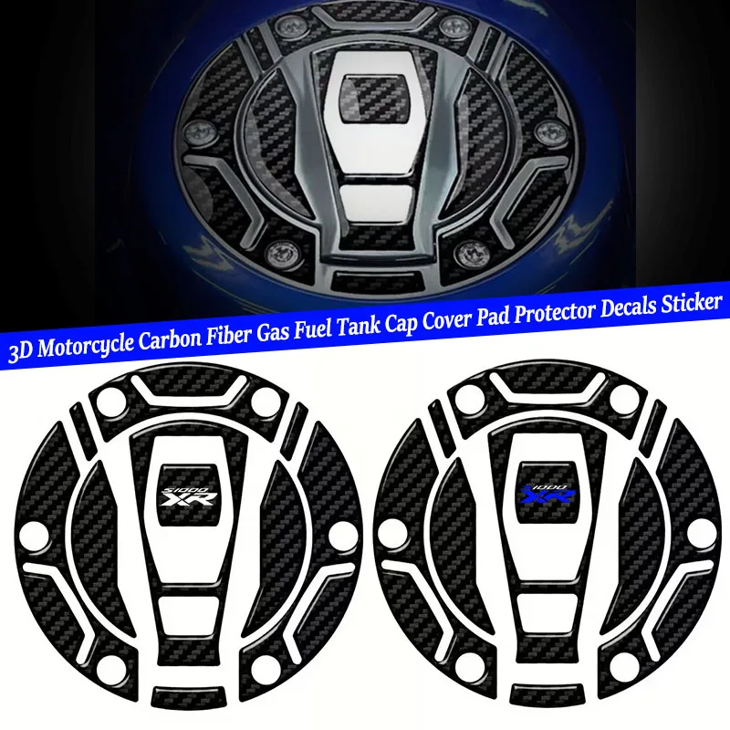 

Motorcycle Fuel Tank Cap Sticker 3D Resin Gas Tank Protection Decals For S1000XR S 1000XR S1000 XR 2025 2024