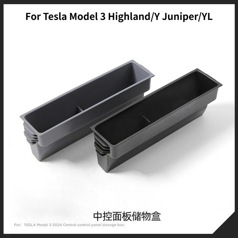 Center Console Storage Box for Refreshed Tesla Model 3 Highland Model Y YL Juniper, Store Small Items like Phone Charging Cables