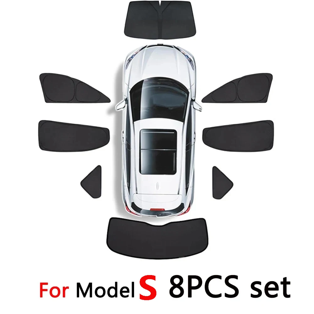 

Privacy Side Windows Sunshade For Tesla Model X S Privacy Sun Shade Shading Front Rear Sunproof UV Rays