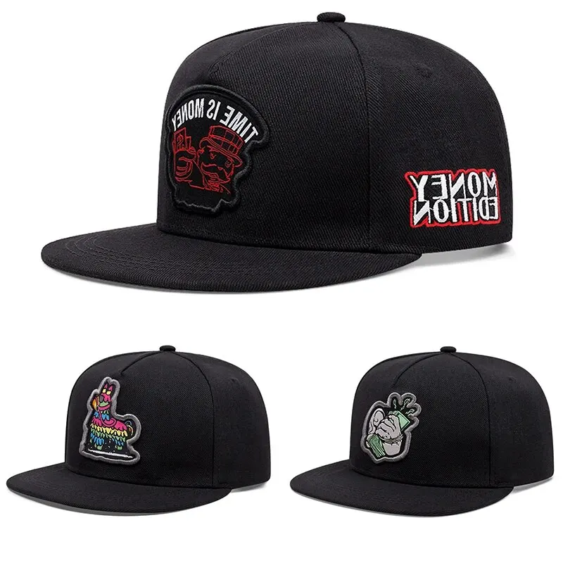 New Fashion Baseball Cap Men Cool Hip Hop Caps Adult Cartoon Characters Embroidery Snapback Hats Men Women Hats