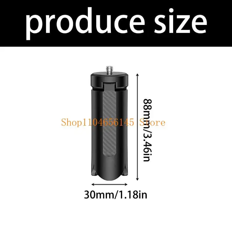 5asd Portable Mini Tripods for Pocket 3 Mirrorless DSLR Cameras Rapid Deployment ABS Construction NonSlip Base