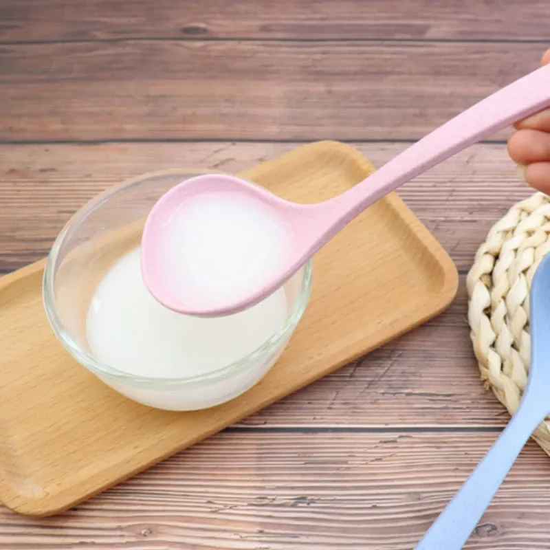 1 szt. Łyżka do mieszania uniwersalny silikon/plastik do gospodarstwa domowego łyżki do zupy naczynia kuchenne chochla akcesoria kuchenne — zdjęcie 5