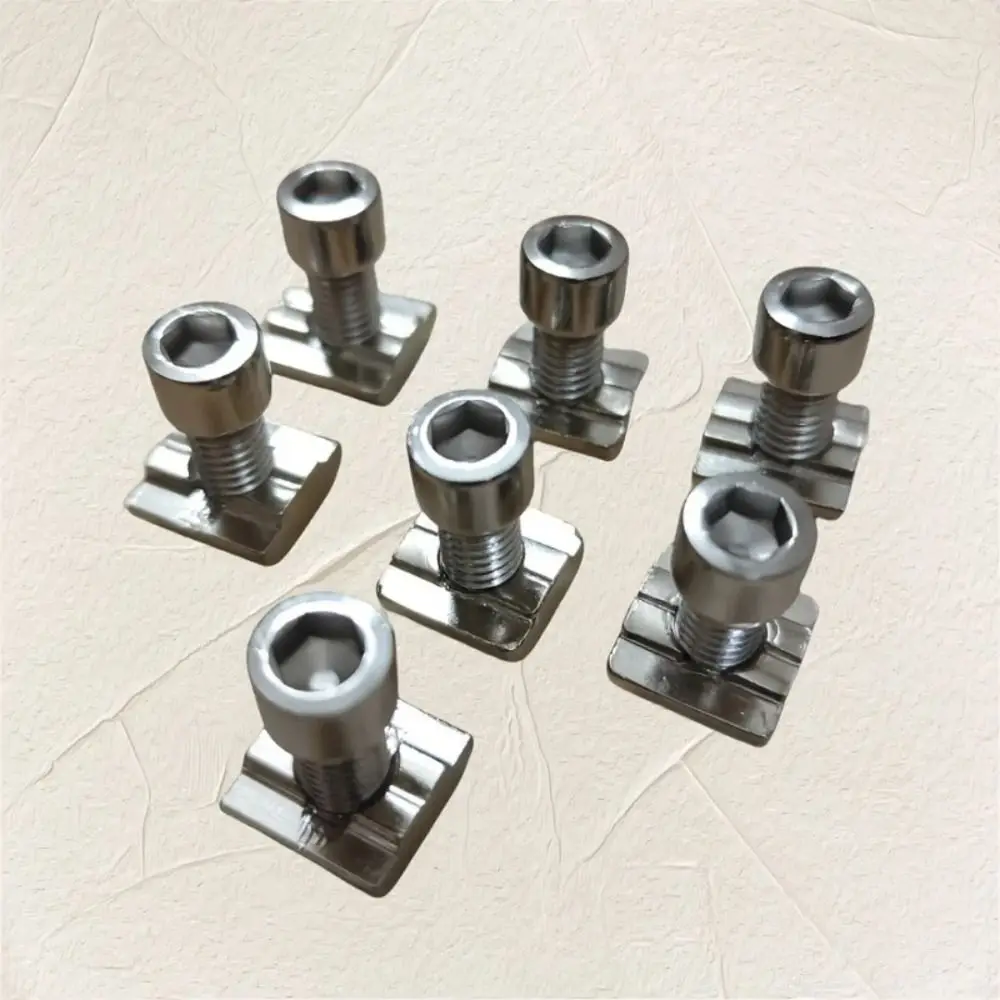 20pcs/bag Quality Stainless Steel European Standard Aluminum Profile Fasteners Stable Structure Reliable Connection Slider Nuts