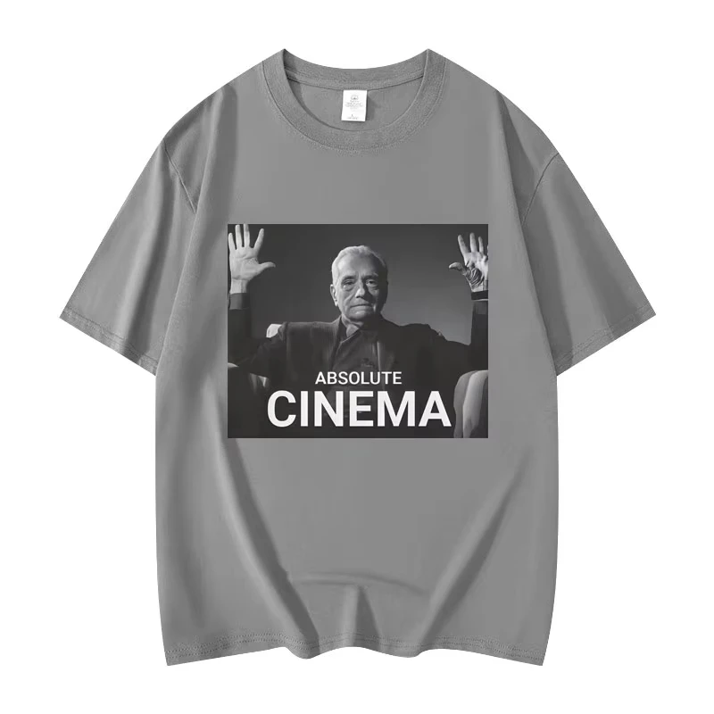 メンズ レディース 衣類 オーバーサイズ O ネック Tシャツ アブソリュート シネマ 面白いミーム Tシャツ 夏 カジュアル ファッション Tシャツ ストリートウェア