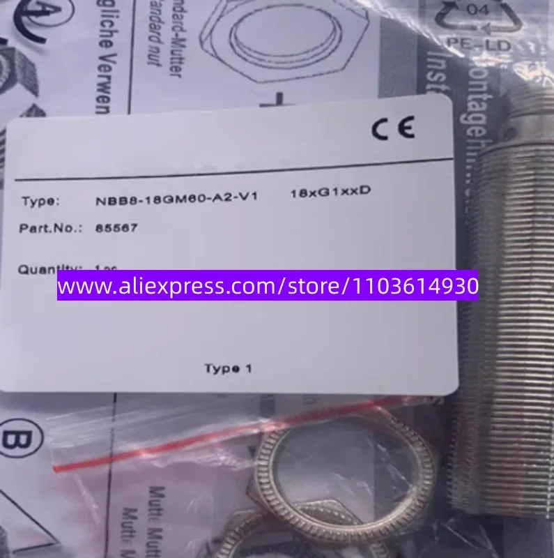 3pcs New proximity sensor NBB10-30GM50-E2-V1 NBB10-30GM50-E0 NBB10-30GM50-E0-V1 NBB8-18GM60-A0-V1 NBB8-18GM60-A2-V1