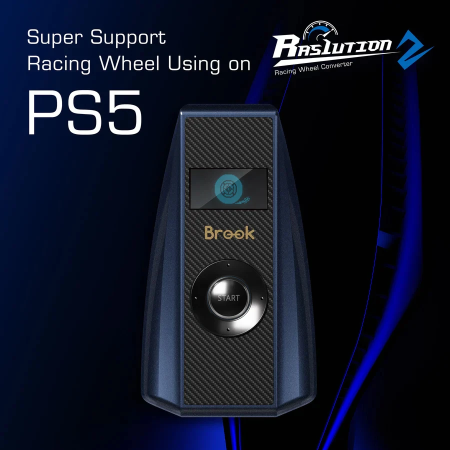 

Brook Raslution 2 Racing Wheel Converter Adapter for PS5/PS4/PS3/Switch/Switch OLED/N Switch 2/Logitech