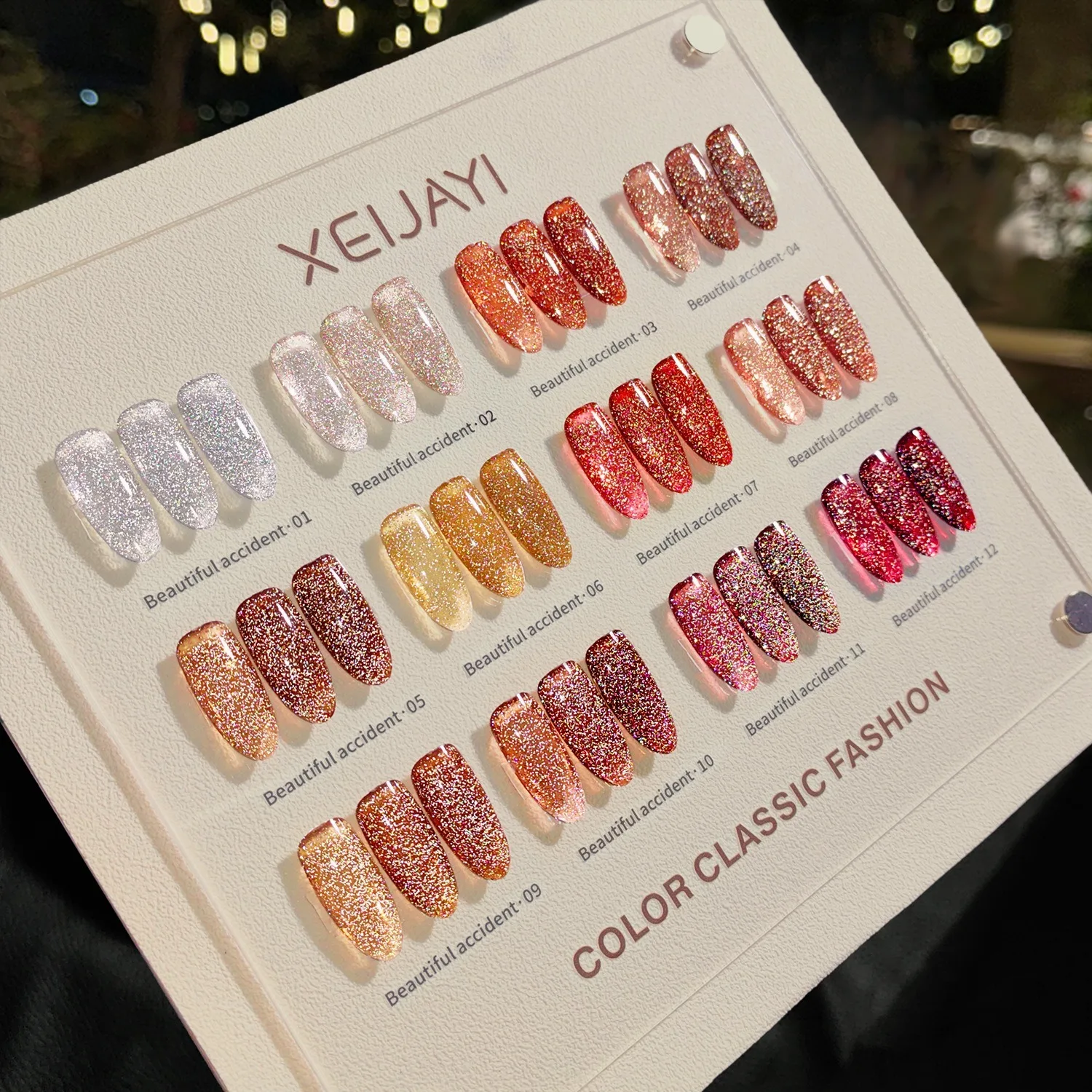 1-12 قطعة روك السكر سحق الماس هلام مسمار البولندية الوردي بريق طلاء الأظافر مبيعا الوردي الأظافر الصيف الأظافر 15 مللي #6