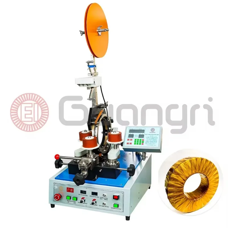 Automatic Desktop Transformer Ring Toroidal Taping Winding Machine CNC Winder Packing Insulation Tape Wrapping Wind