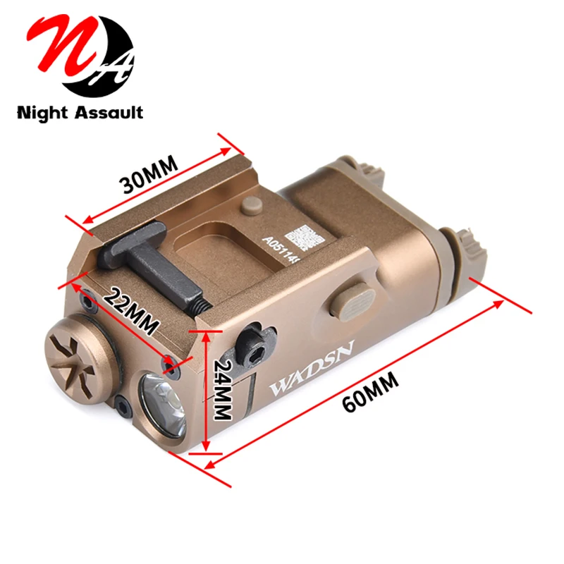 Tactical Surefir XC1 Flashlight MINI Pistol Gun Light Airsoft LED Weapon Hunting Momentary For GlocK 17 18C 19 25 Fit 20MM