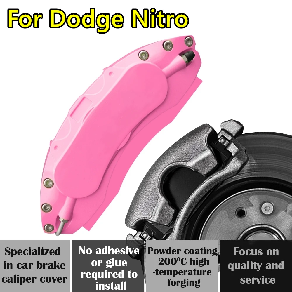 For Dodge Nitro Car Brake Caliper Cover Aluminum Alloy Metal Exterior Kit