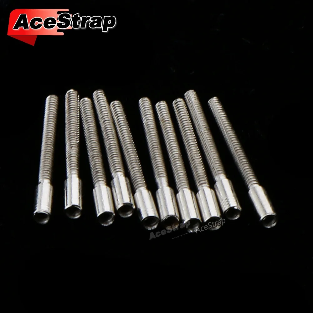 10pcs Winding Stem Extensions 11.5mm Watch Stem Extender Rod 0.9mm Thick Repair Tool silver for Watchmaker Watches Accessories