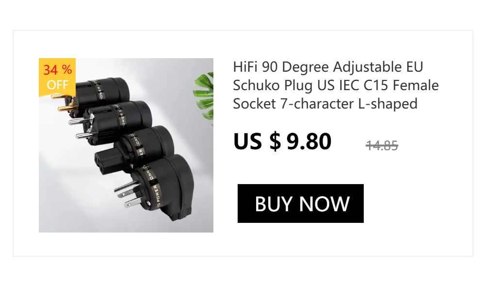 Hi-End-Steckdose FI50 Schwarz Carbonfaser Rhodiniert mit Dichtung EU US Standard AC-Strom IEC-Buchse Hi-Fi US AC-Netzstecker – Detail 3