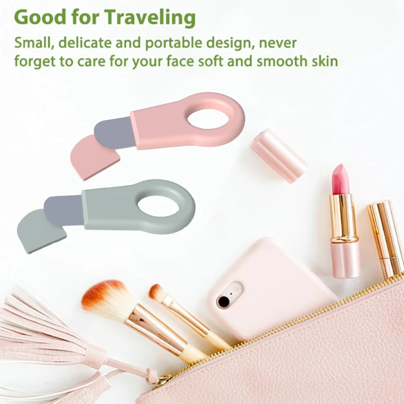 แบบพกพา Blackhead Spatula Pore CLEANER ปลอดภัย Blackhead Removal Exfoliator ทําความสะอาดลึก MINI Beauty อุปกรณ์ Skin Care TOOL