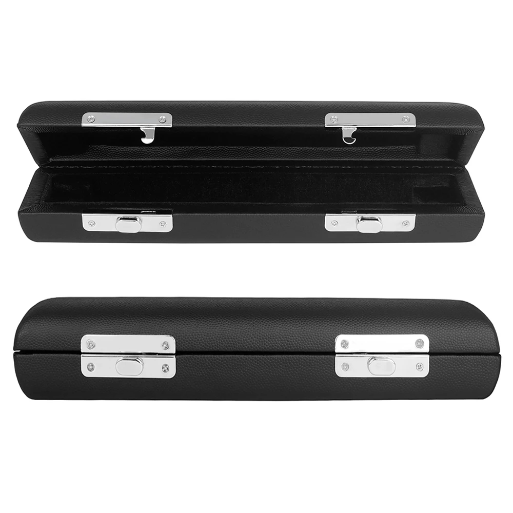 Portable Piccolo Box IN-190 Leather Black Storage Box Narrow Empty Box Woodwind Instrument Protection Accessories