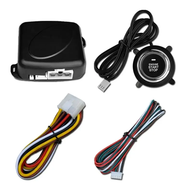 Classic-12V Car One Key Start System Automatic Ignition Engine Ignition System Remote Control Push Button Start System