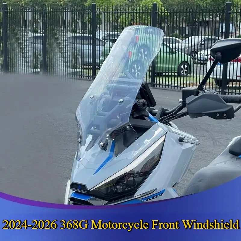 

For ZONTES 368G motorcycle windshield modification parts 2024 2025 2026 368 G front windshield and rain protection shield