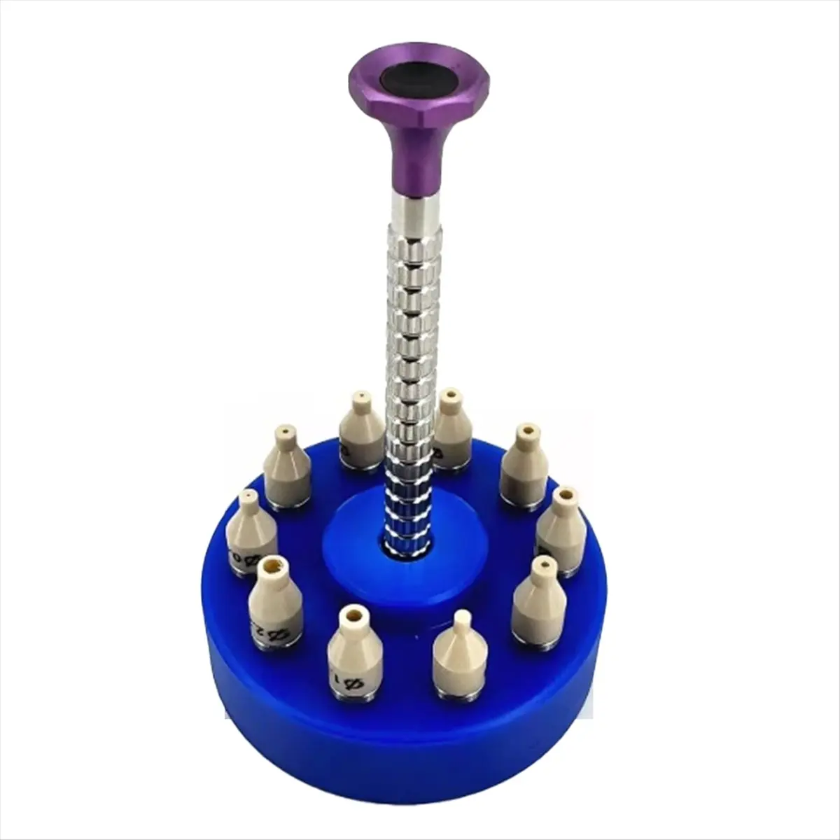 مستقر - مجموعة واحدة لأداة تركيب الأيدي للساعة عالية الدقة، 10 مقاسات لإعداد أدوات تثبيت إصلاح الساعة، أ #5