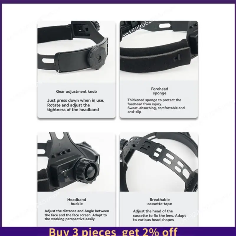 

COME Auto Darkening Welding Helmet True Color Adjustable Welder Face Cap For MMA MIG TIG Plasma Cutting Welder Mask